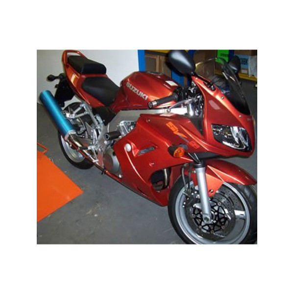 CRASH PADY R&G DO Suzuki SV1000 Bikini (03-05) / SV1000 FullFaired (03-05) / SV1000 Unfaired (03-05) (срібний комплект монтажу)