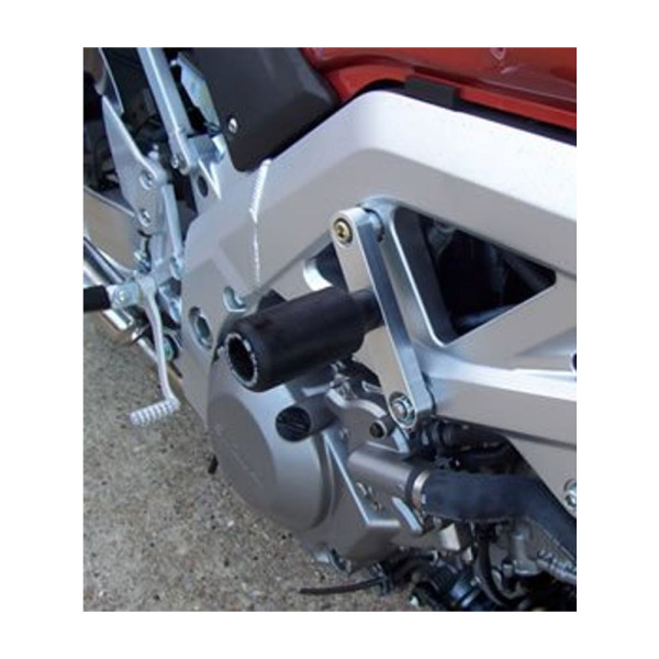 CRASH PADY R&G DO Suzuki SV1000 Bikini (03-05) / SV1000 FullFaired (03-05) / SV1000 Unfaired (03-05) (срібний комплект монтажу)