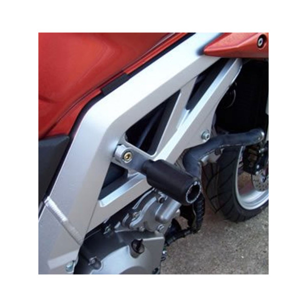 CRASH PADY R&G DO Suzuki SV1000 Bikini (03-05) / SV1000 FullFaired (03-05) / SV1000 Unfaired (03-05) (срібний комплект монтажу)