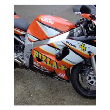 Краш-пади R&G для Suzuki GSX-R600 (01-03) чорні