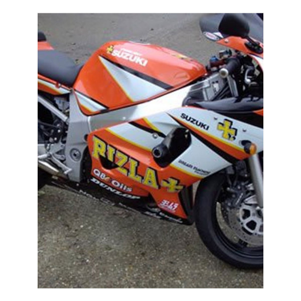 Краш-пади R&G для Suzuki GSX-R600 (01-03) чорні