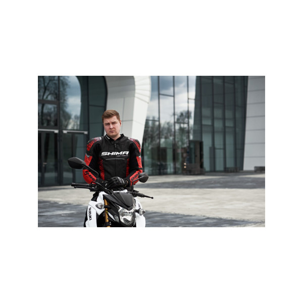 Мотоциклетна куртка Shima STR 2.0 fluo