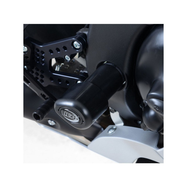 Краш-пади Aero R&G для Yamaha YZF-R6 (06-20) (дно) чорні