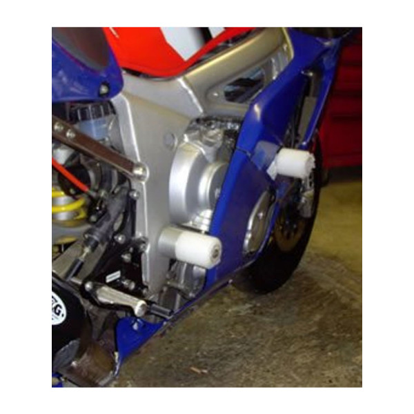 Краш-пади R&G для Yamaha YZF-R6 (99-02) білі