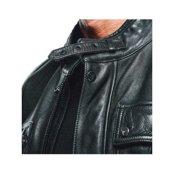 Мотоциклетна шкіряна куртка Dainese Atlas чорна