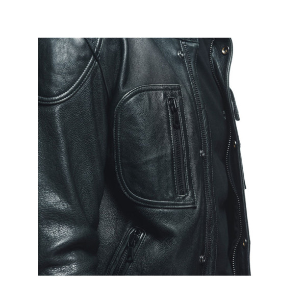 Мотоциклетна шкіряна куртка Dainese Atlas чорна