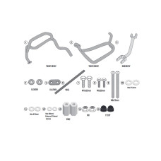 Гмоли верхні Givi для BMW R 1250 GS (19-23) чорні