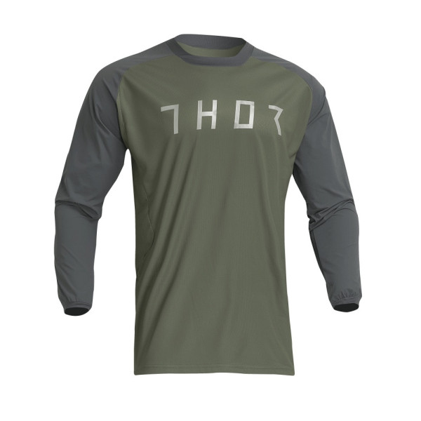 Кросова кофта Thor Terrain зелено-сіра