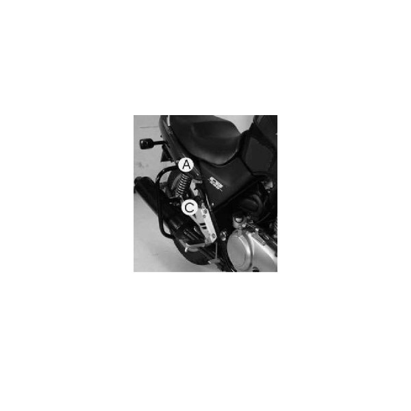 Задні гмоли Hepco&Becker для Honda CB 500/S (93-97) чорні
