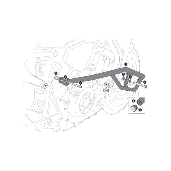 Гмоли Sw-Motech для Honda CB 1000 R (18-)