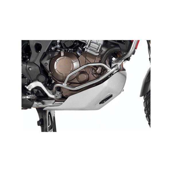 Комплект: Захист двигуна Rallye + Нижні та верхні гмоли Touratech для Honda CRF1000L Africa Twin сріблясті