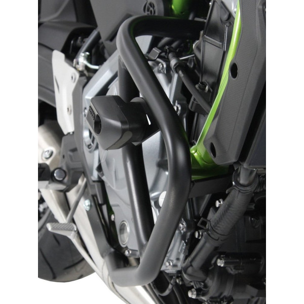 Гмоли з краш-падами - чорний Hepco&Becker для Kawasaki Z 650 17-