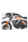 Гмолі верхні Touratech KTM 890 Adventure (21-22)/ 790 Adventure (19-22) срібні