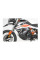 Гмоли бака пального Touratech для KTM 890 Adventure/R, 790 Adventure/R сріблясті
