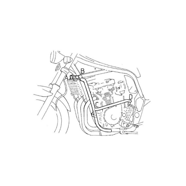 Гмоли - чорні Hepco&Becker для Suzuki GSF 1200 S / N Bandit -00