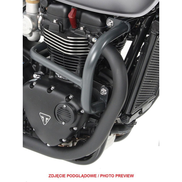 Гмоли - хром Hepco&Becker для Triumph Bonneville T 100/Black 17-