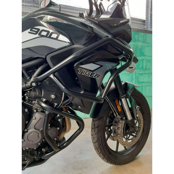 Гмоли бака пального Solid Hepco&Becker для Triumph Tiger 900 / Rally / GT / PRO (20-23) чорні