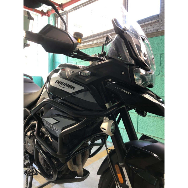 Гмоли бака пального Solid Hepco&Becker для Triumph Tiger 900 / Rally / GT / PRO (20-23) чорні