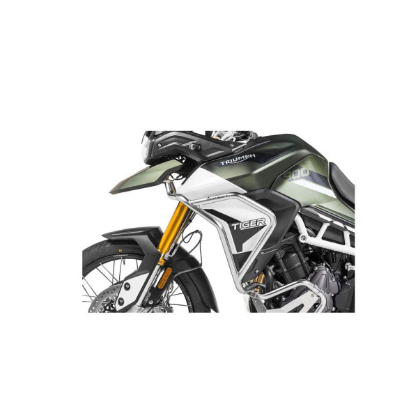 Гмоли верхні Touratech для Triumpha Tiger 900 Rally / Pro / GT / GT Pro (20-) сріблясті