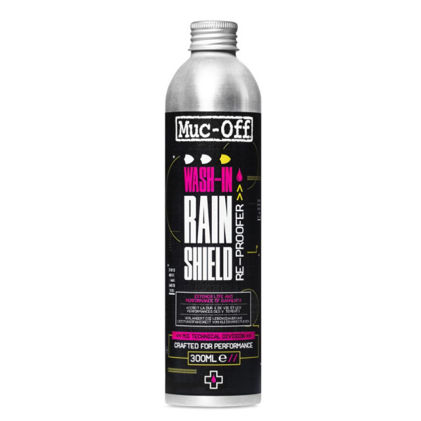 Імпрегнат для одягу Muc Off Rain Shield Re-Proofer, що наноситься під час прання об'єм: 300 мл