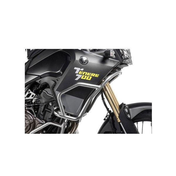 Гмоли верхні Touratech для Yamaha Tenere 700 сріблясті