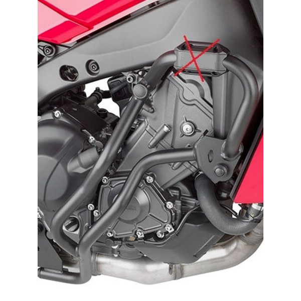 Гмоли двигуна Kappa Yamaha Tracer 9/ GT/ GT+ (21-) чорні