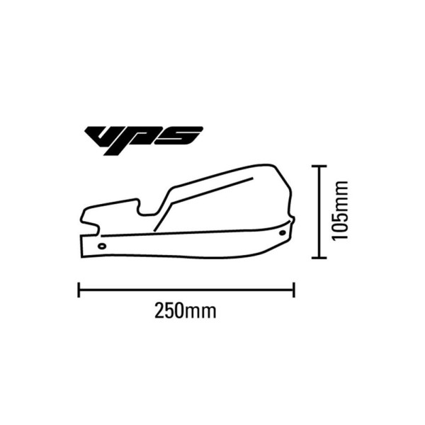 Гандбари Barkbusters Vps + комплект монтажу Suzuki V-Storm 800 DE (23-) чорні