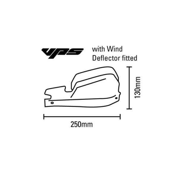 Грипси Barkbusters VPS + комплект монтажу Yamaha XTZ 700 Tenere (22-) жовті hi-viz