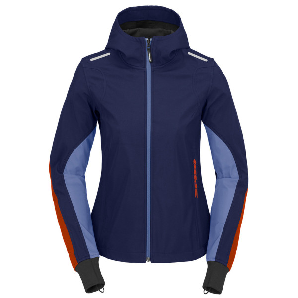 Кросова кофта жіноча Spidi Hoodie Armor Light синьо-червона