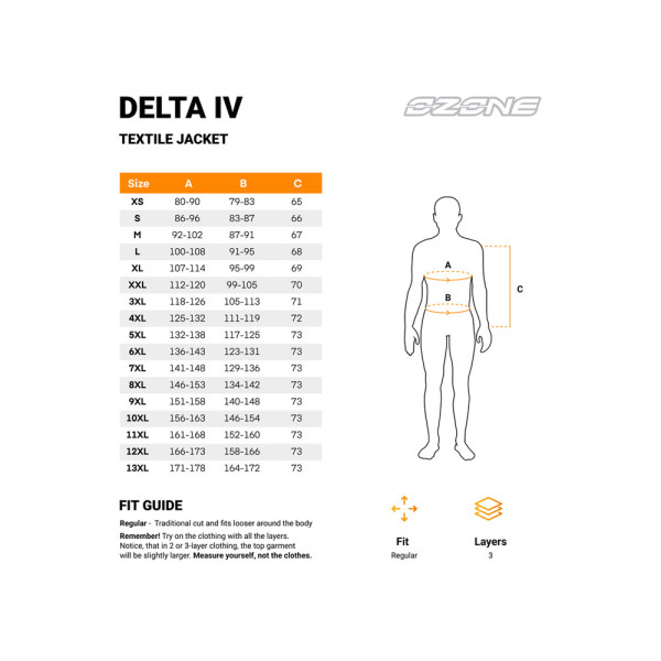 Мотоциклетна текстильна куртка Ozone Delta IV чорна