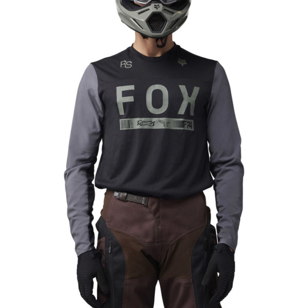 Кросова кофта Fox Ranger чорна-сіра