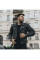 Мотоциклетна шкіряна куртка Ozone Ramones LJ чорна