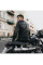 Мотоциклетна шкіряна куртка Ozone Ramones LJ чорна