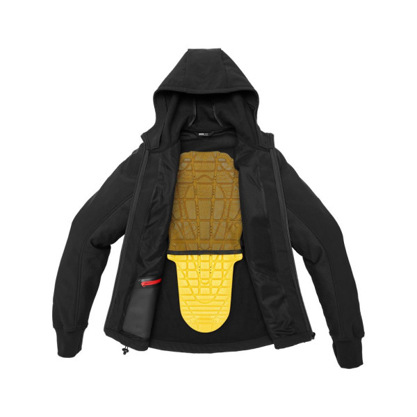 Мотоциклетна кофта Spidi Hoodie Armor Evo чорна