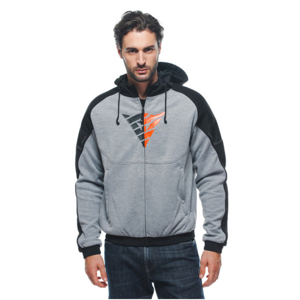 Мотоциклетна кофта Dainese Daemon-X Safety сіро-чорно-червона