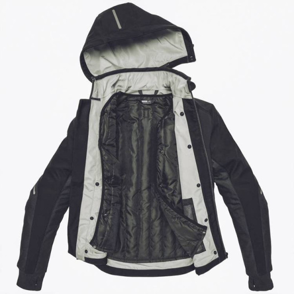 Куртка мотоциклетна Spidi Hoodie Armor H2Out чорна