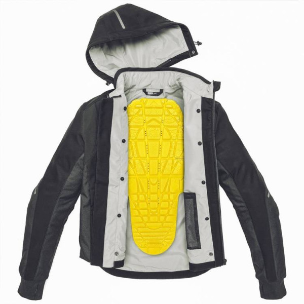 Куртка мотоциклетна Spidi Hoodie Armor H2Out чорна
