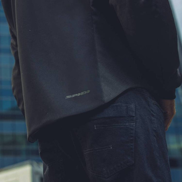 Куртка мотоциклетна Spidi Hoodie Armor H2Out чорна