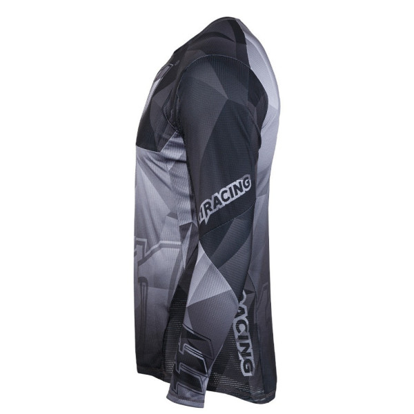 Кросова кофта 111 Racing 111.1 чорна-сіра