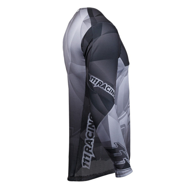 Кросова кофта 111 Racing 111.1 чорна-сіра