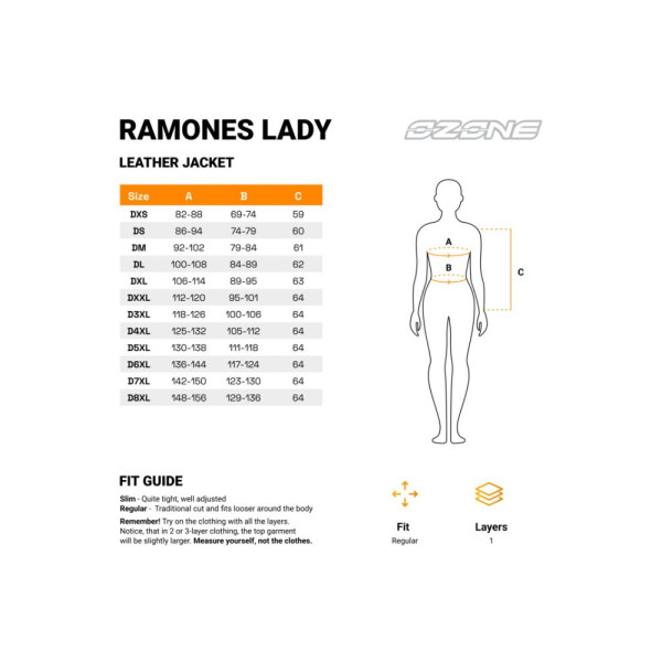 Жіноча мотоциклетна шкіряна куртка Ozone Ramones чорна