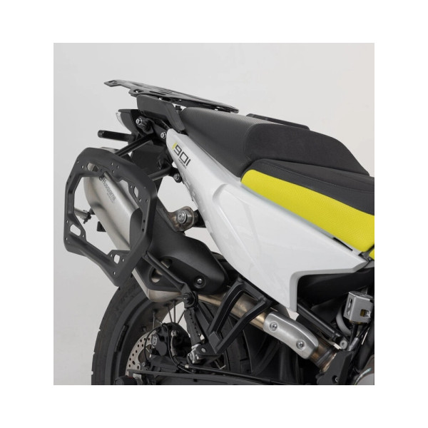 Комплект: бічні кофри DUSC M і L + кріплення PRO SW-Motech Husqvarna Norden 901 (21-)/ Expedition (23-) об'єм: 33л + 41л