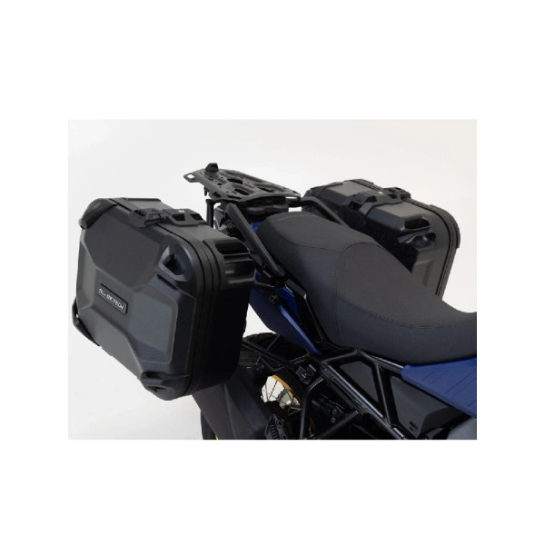 Комплект: бічні кофри DUSC M і L + кріплення PRO SW-Motech Aprilia Tuareg 660 (21-) об'єм: 33л + 41л