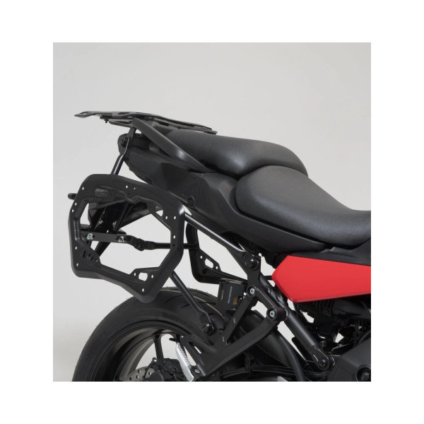 Комплект: бічні кофри DUSC L + кріплення PRO SW-Motech Yamaha Tracer 9/ GT (20-)/ GT+ (22-) об'єм: 2 x 41l