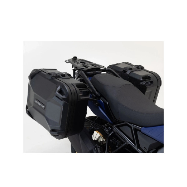 Комплект: бічні кофри DUSC L + кріплення PRO SW-Motech Yamaha Tracer 9/ GT (20-)/ GT+ (22-) об'єм: 2 x 41l