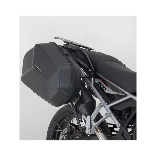 Комплект: бічні кофри + стійка ABS ® Aero System SW-Motech Triumph Tiger 900 GT/ Pro, Rally Pro (23-)