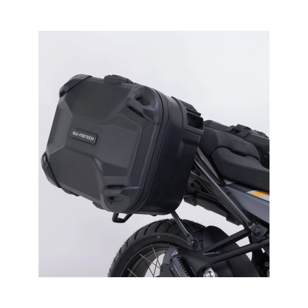 Комплект: бічні кофри DUSC L + кріплення PRO SW-Motech Moto Guzzi Stelvio (23-) об'єм: 2 x 41l