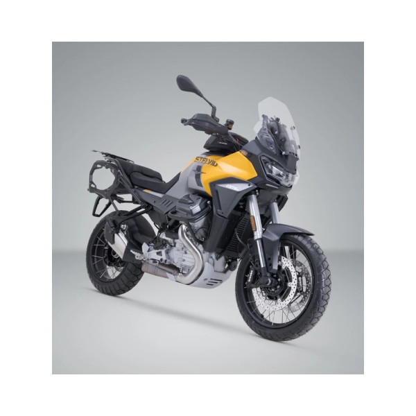 Комплект: бічні кофри DUSC M + кріплення PRO SW-Motech Moto Guzzi Stelvio (23-) об'єм: 2 x 33 л