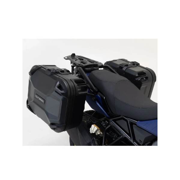 Комплект: бічні кофри DUSC M + кріплення PRO SW-Motech Moto Guzzi Stelvio (23-) об'єм: 2 x 33 л