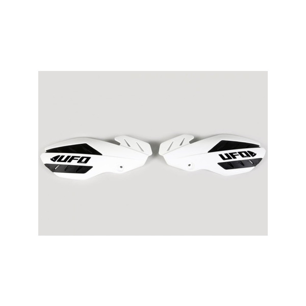 Захисти рук (хендбари) UFO для Kawasaki KXF 250 (13-20), KXF 450 (13-18) білі